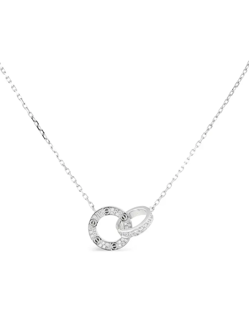 Cartier 2021 Love diamond-embellishment necklace - Silber Silber