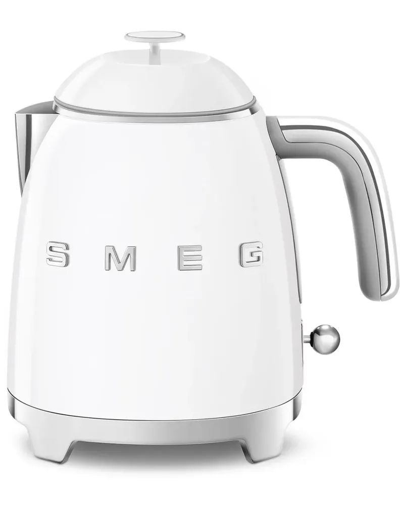 Smeg Mini Wasserkocher aus Edelstahl - Weiß Weiß