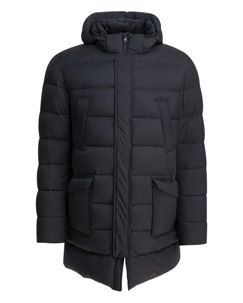 Herno hooded padded jacket - Schwarz Schwarz