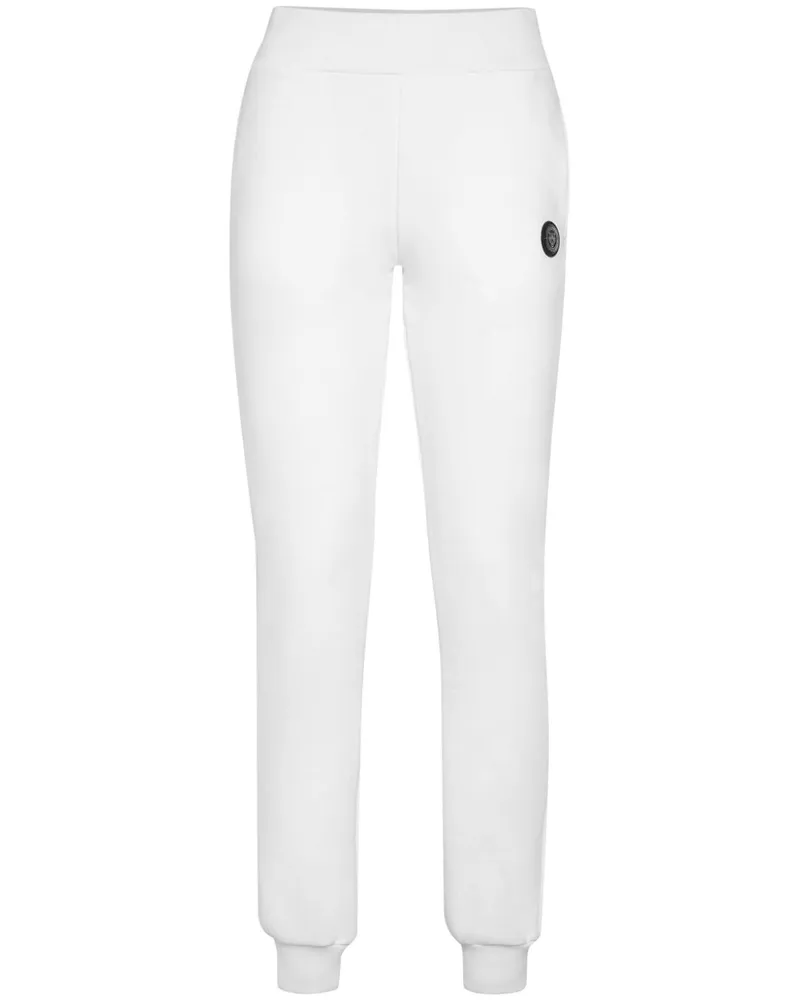 Philipp Plein Jogginghose mit Logo-Applikation - Weiß Weiß