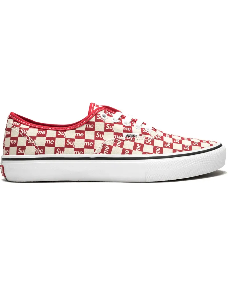 Vans x Supreme 'Authentic Pro' Sneakers - Weiß Weiß