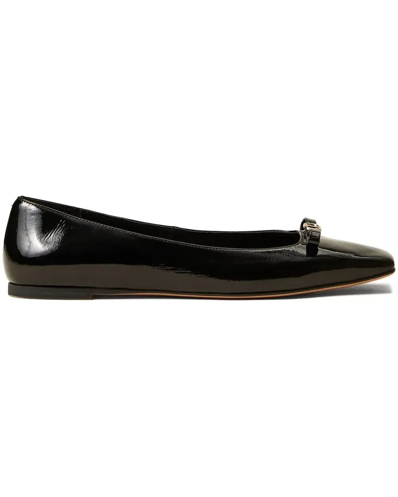 Twin-Set Pumps mit Schleife - Schwarz Schwarz
