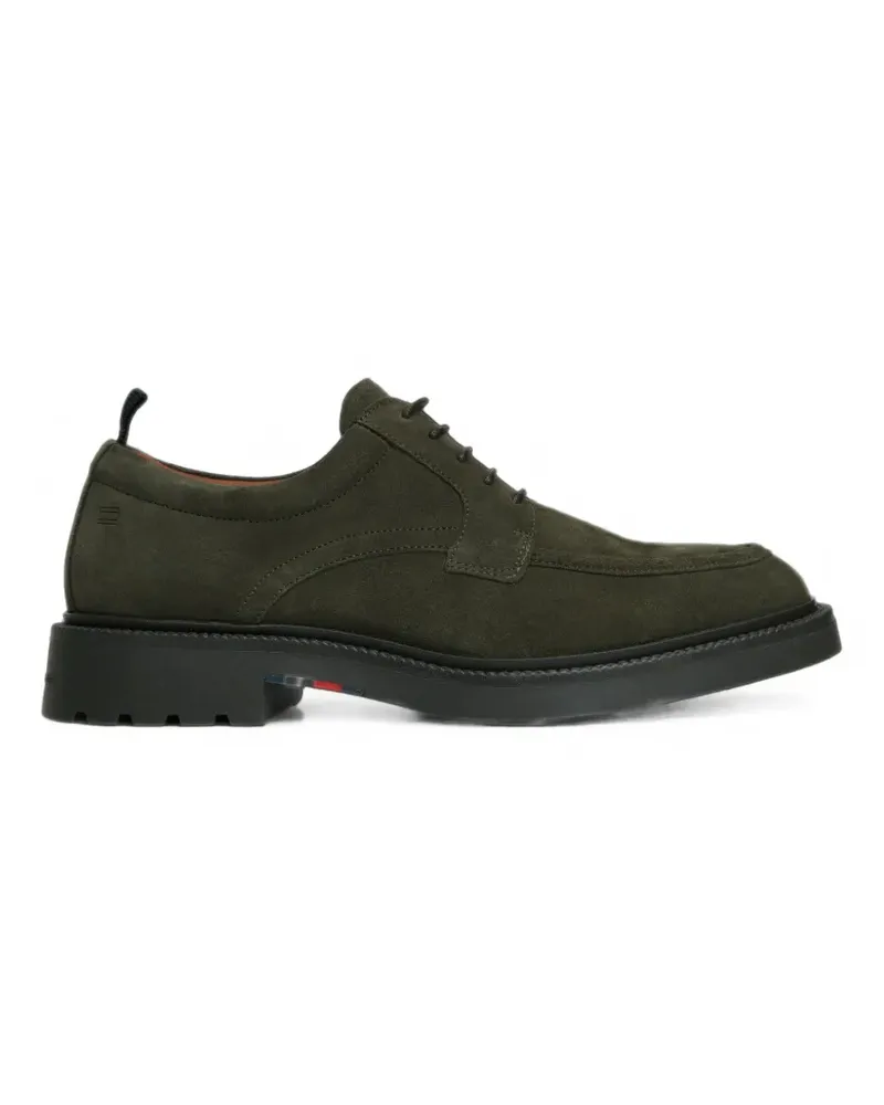 Tommy Hilfiger Derby-Schuhe aus Wildleder - Grün Grün