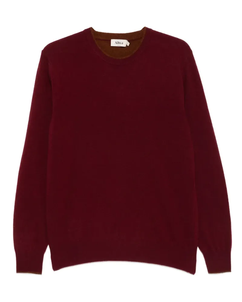 Altea Pullover mit Ellenbogen-Patches - Rot Rot