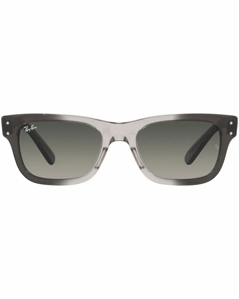 Ray Ban Eckige Mr Burbank Sonnenbrille - Grau Grau