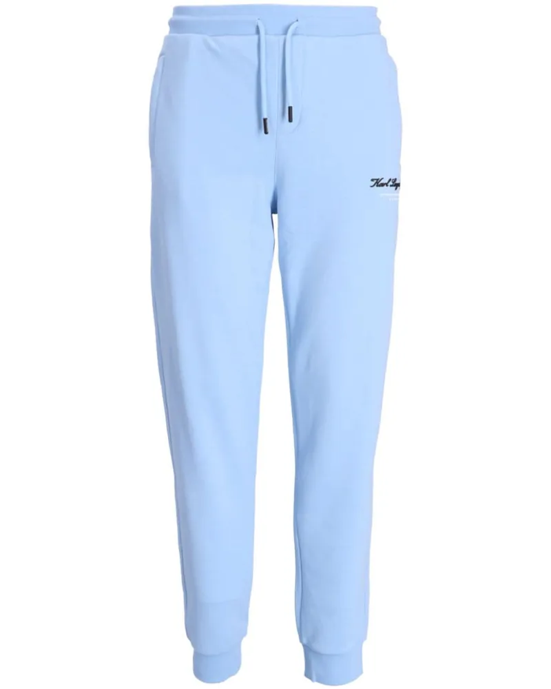 Karl Lagerfeld Jogginghose mit Logo-Stickerei - Blau Blau