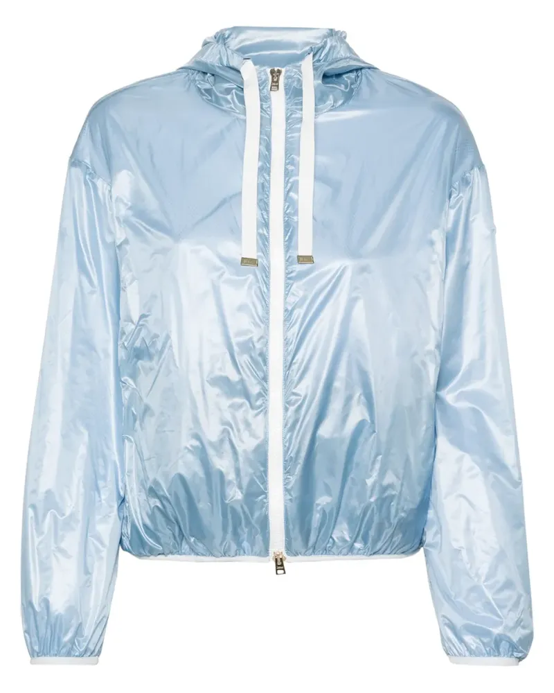 Herno Jacke mit Logo-Patch - Blau Blau
