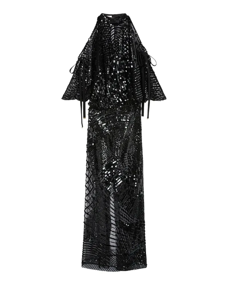 Emilio Pucci Besticktes Kleid - Schwarz Schwarz