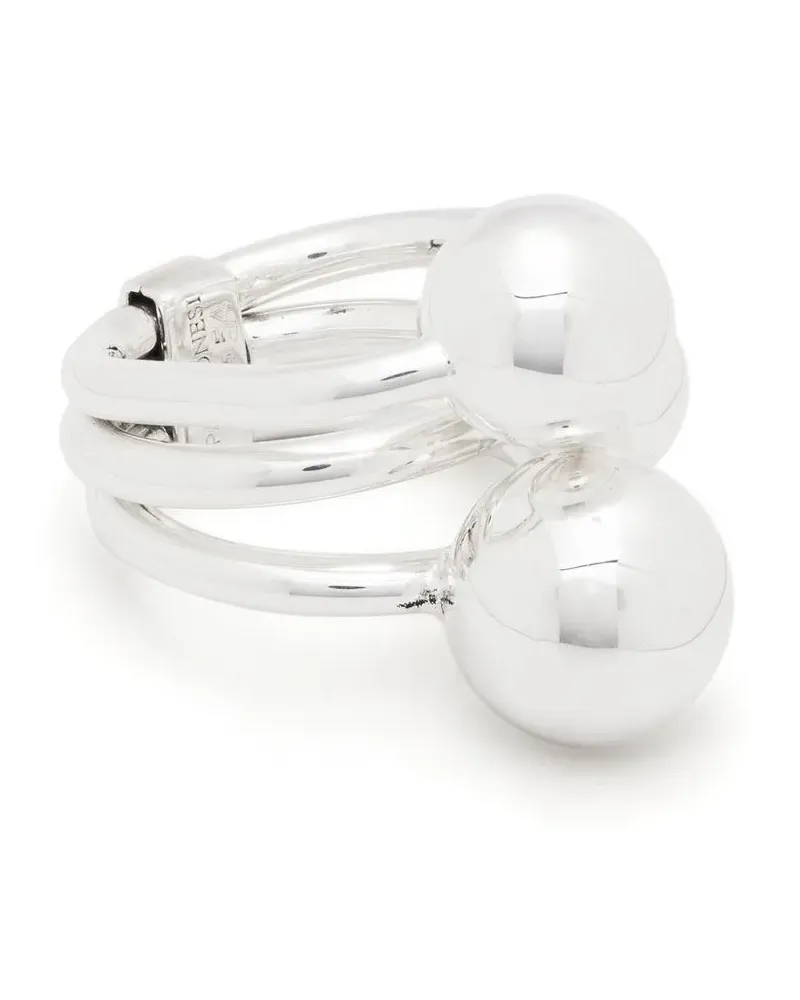 PANCONESI Ring mit Kugeln - Silber Silber