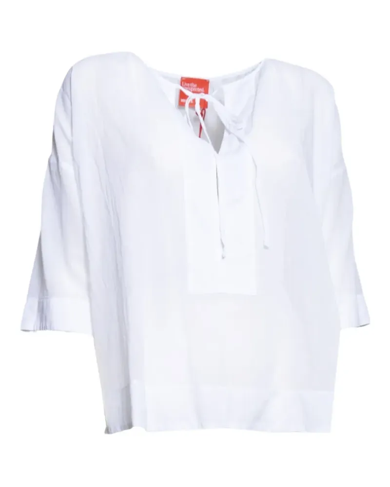 ..,merci tie-fastening blouse - Weiß Weiß