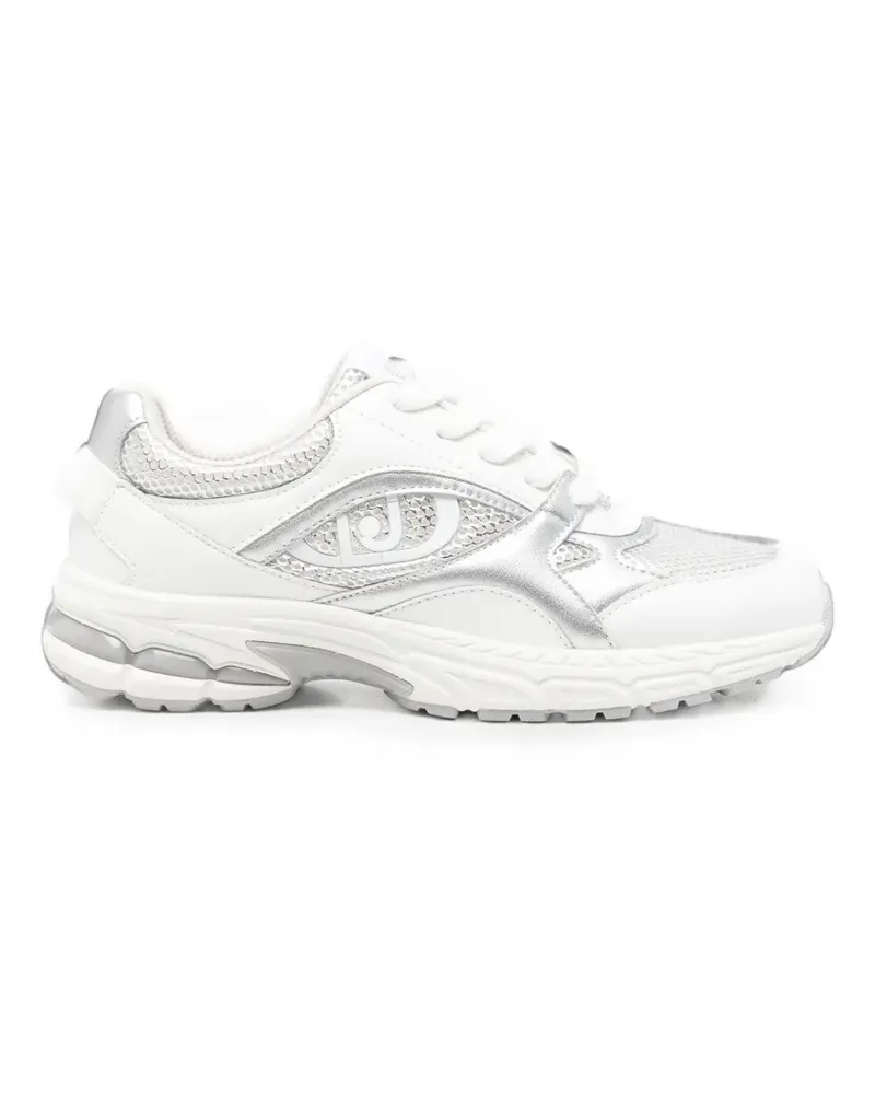 Liu Jo Trixie logo-plaque panelled sneakers - Weiß Weiß