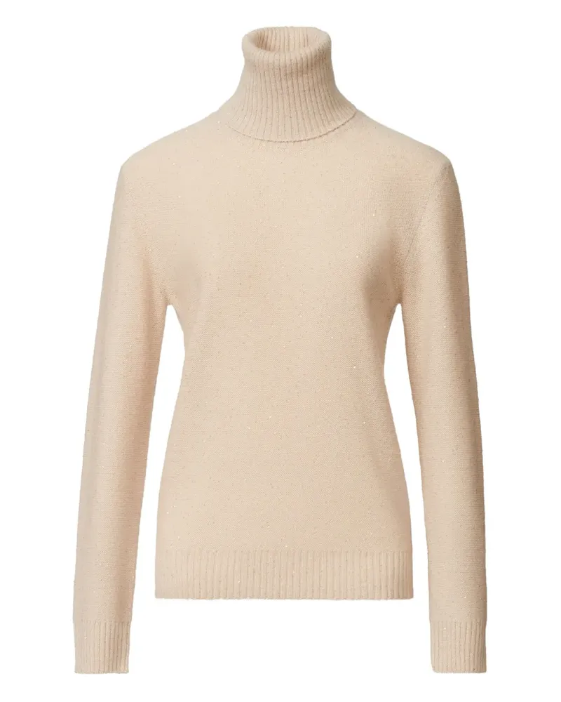 Fabiana Filippi Pullover mit Pailletten - Nude Nude