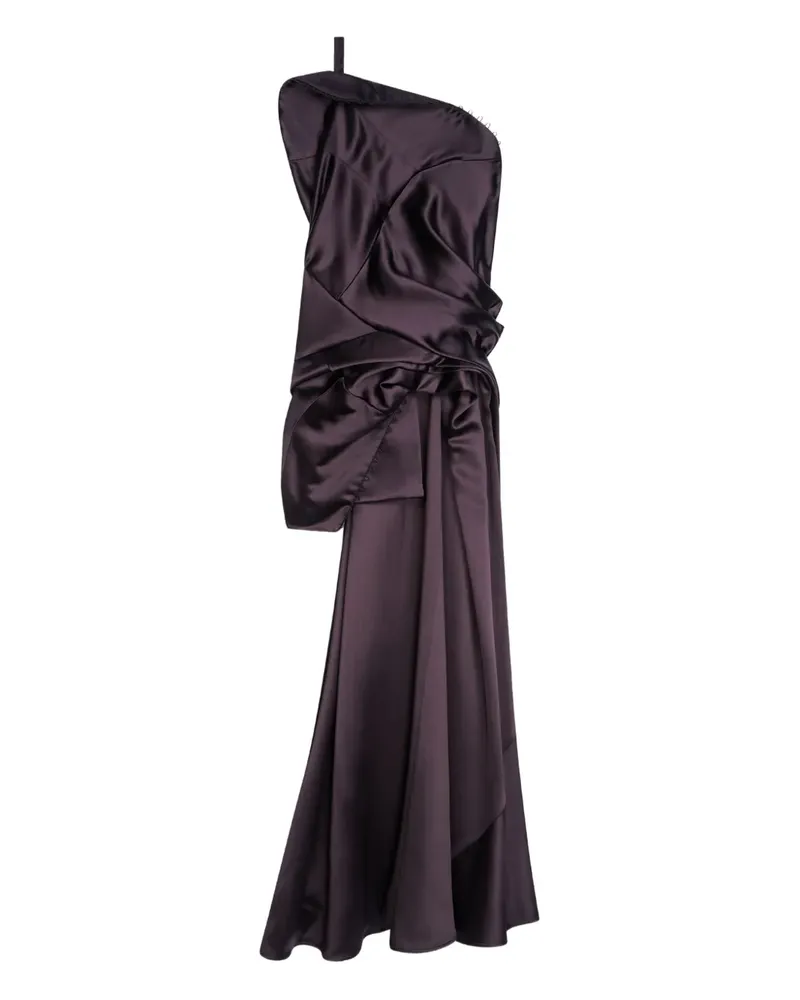 Dries van Noten Drapiertes One-Shoulder-Top - Violett Violett