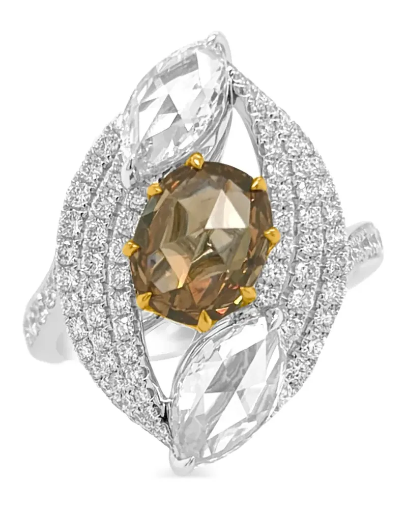 HYT Jewelry multi-stone diamond ring - Silber Silber