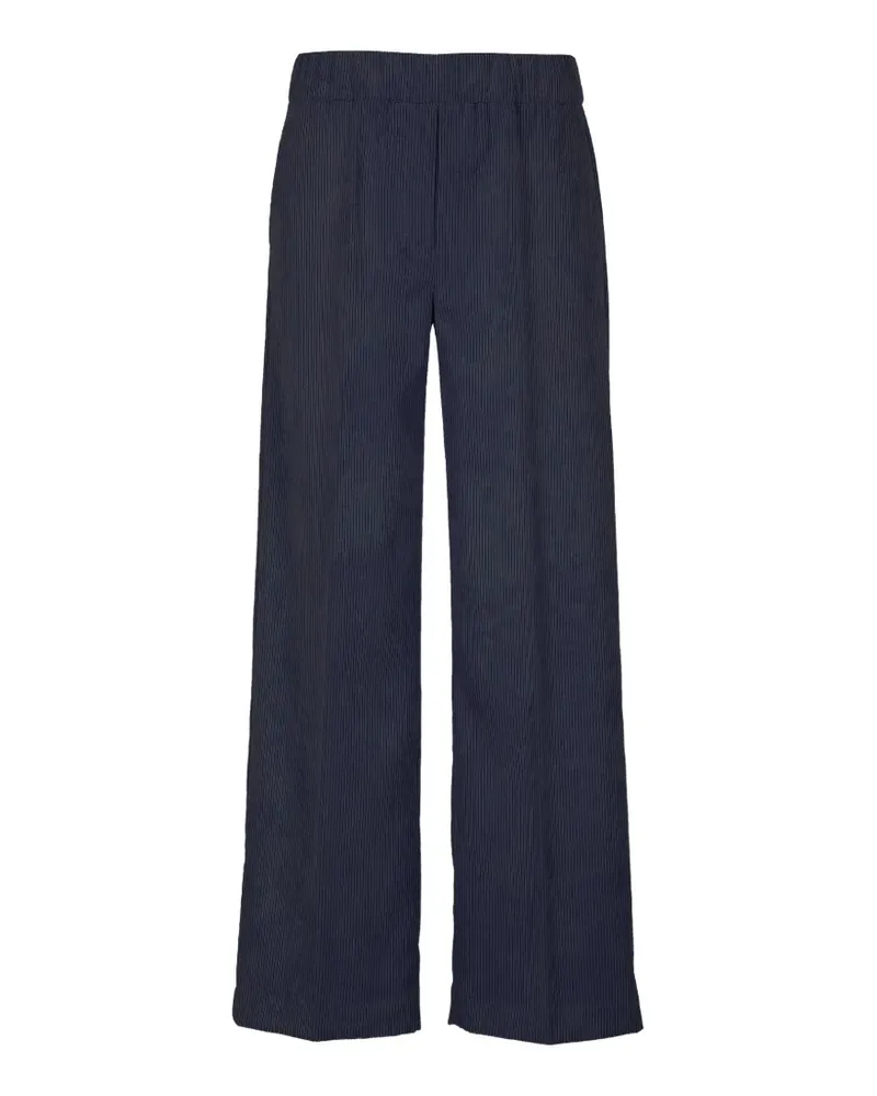 D.EXTERIOR plissé-effect wide-leg trousers - Blau Blau