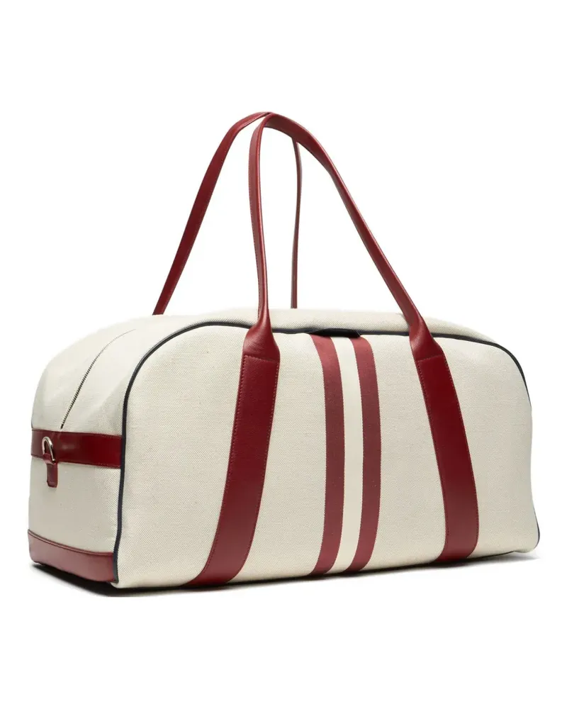 Bally Tennis Collection canvas duffle bag - Nude Nude