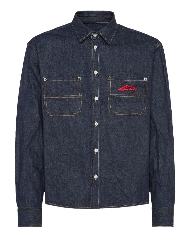 Dsquared2 Icon Jeanshemd - Blau Blau