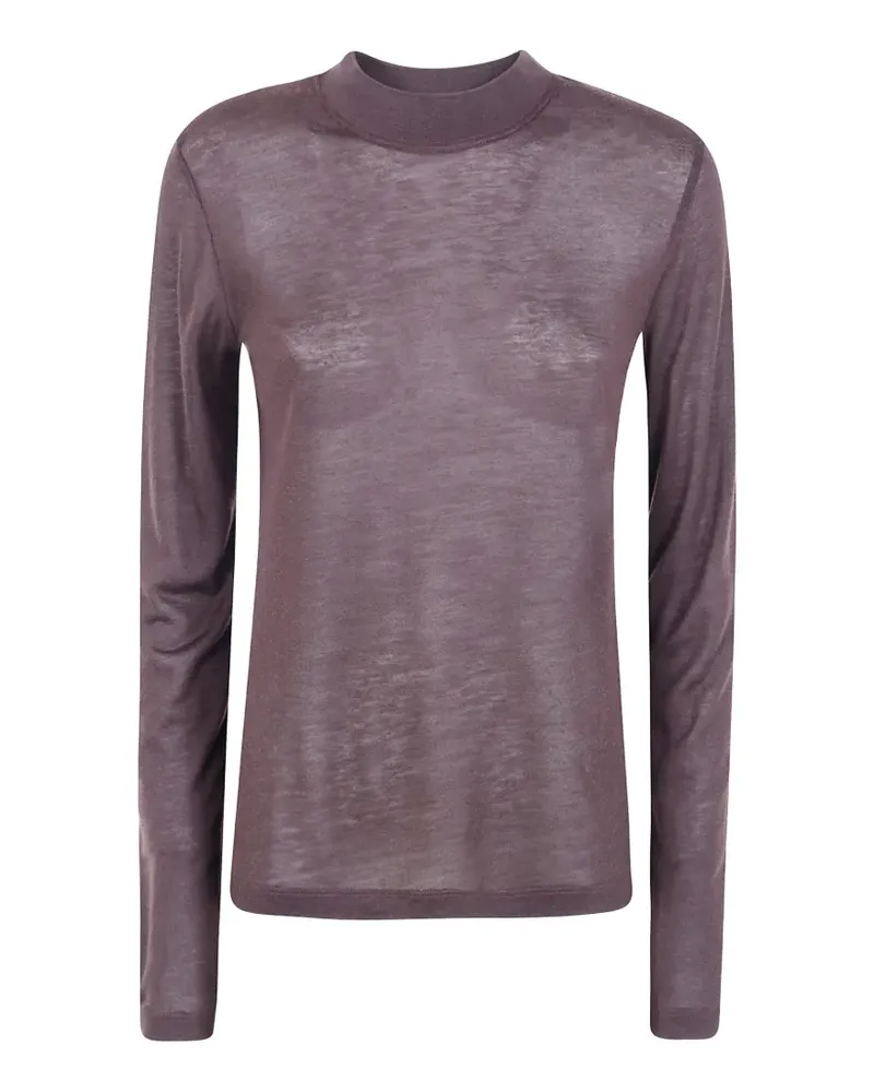 Filippa K sheer long-sleeve top - Violett Violett