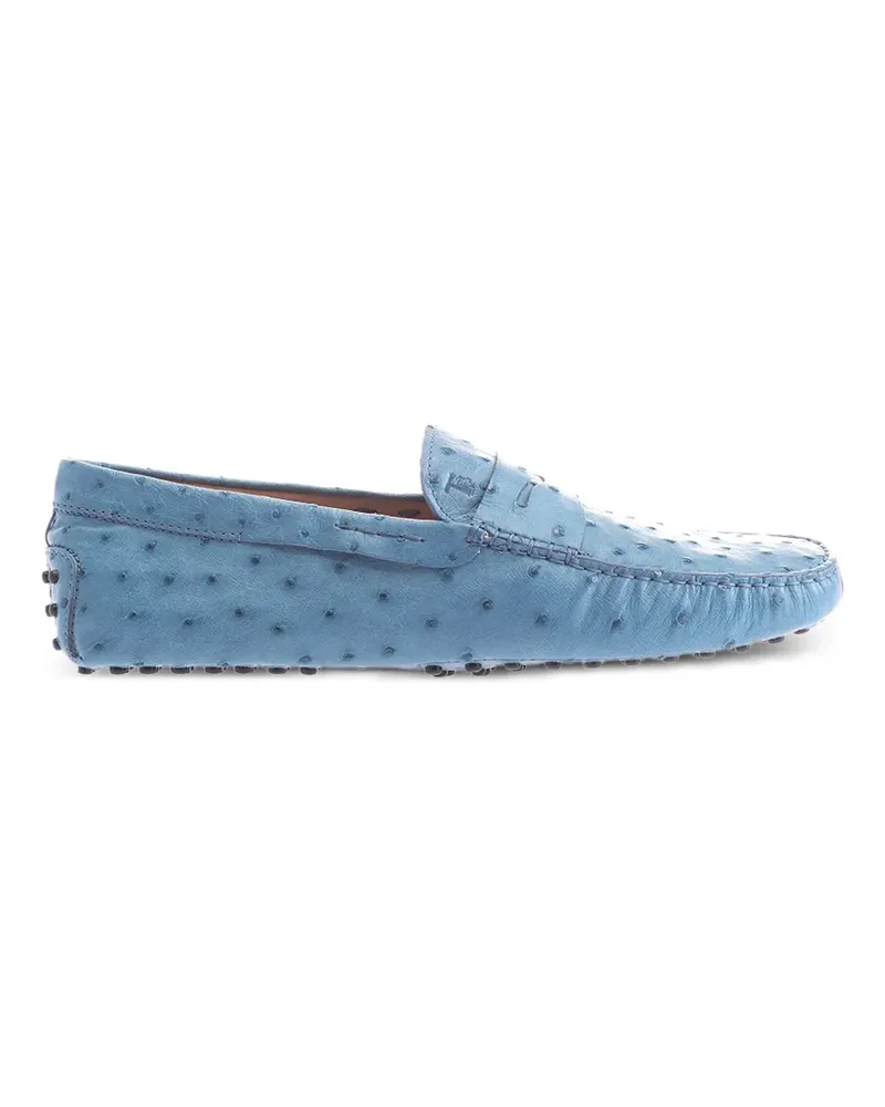 TOD'S all-over details leather loafers - Blau Blau