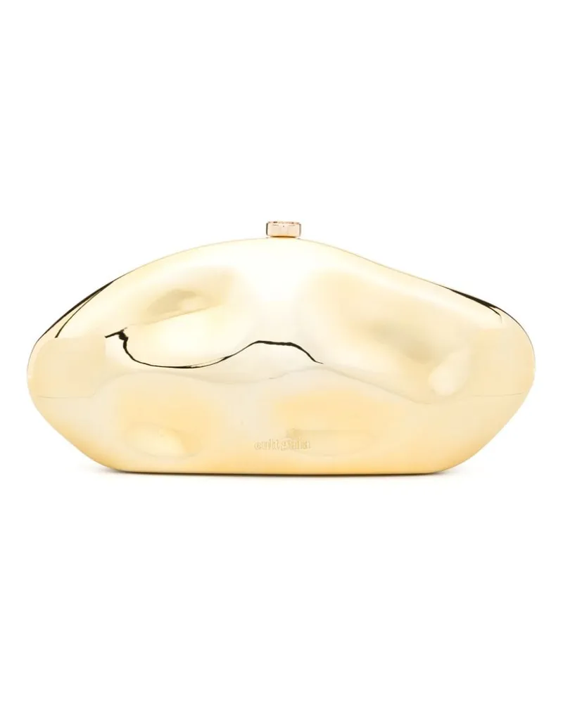 Cult Gaia Caldera Clutch - Gold Gold