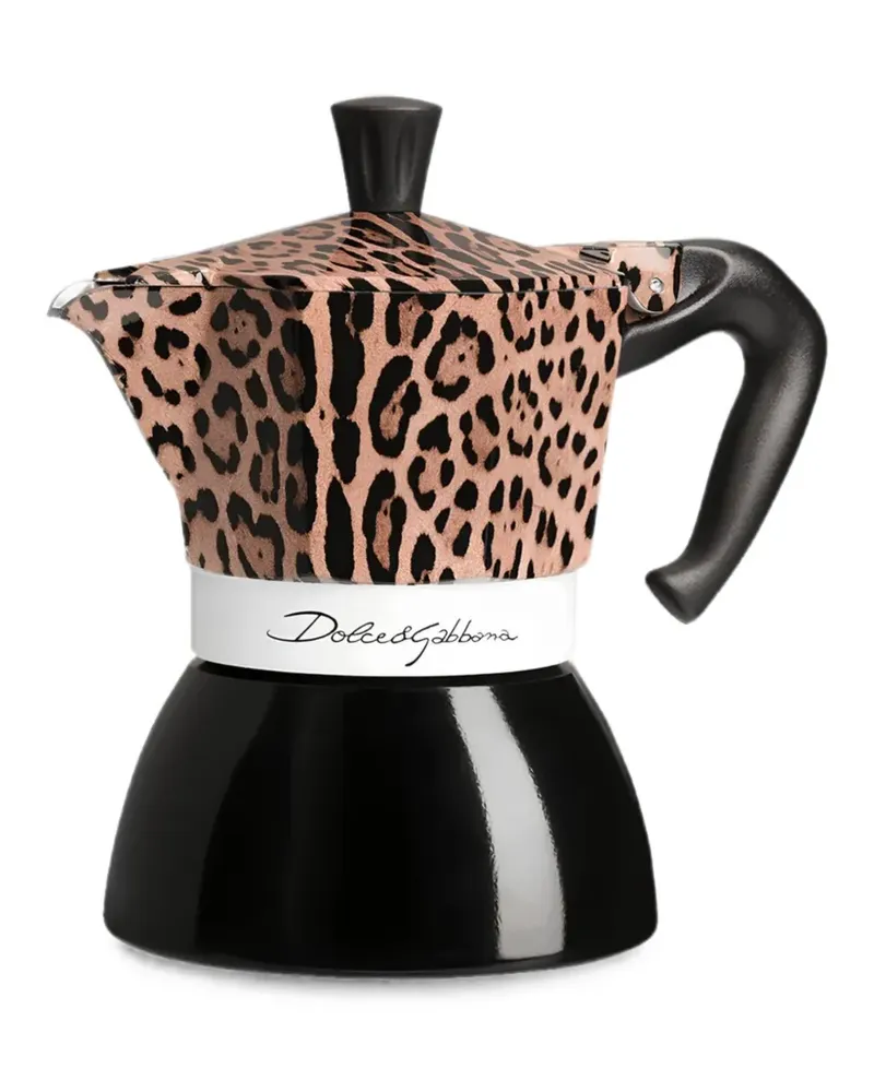 Bialetti x Dolce & Gabbana Moka Induction Kaffeekocher - Schwarz Schwarz