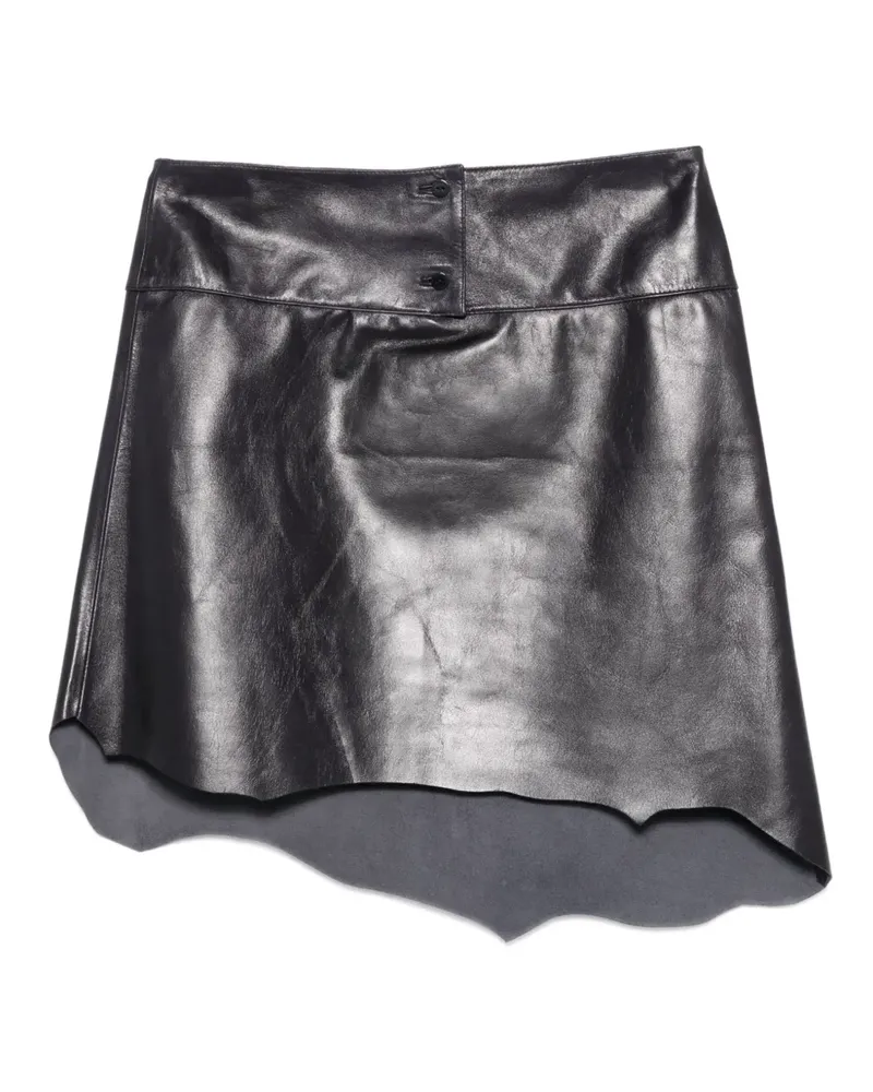 Paloma Wool asymmetric mini skirt - Schwarz Schwarz