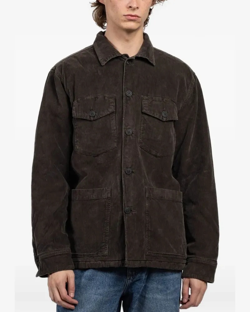 Hartford corduroy shirt jacket - Braun Braun