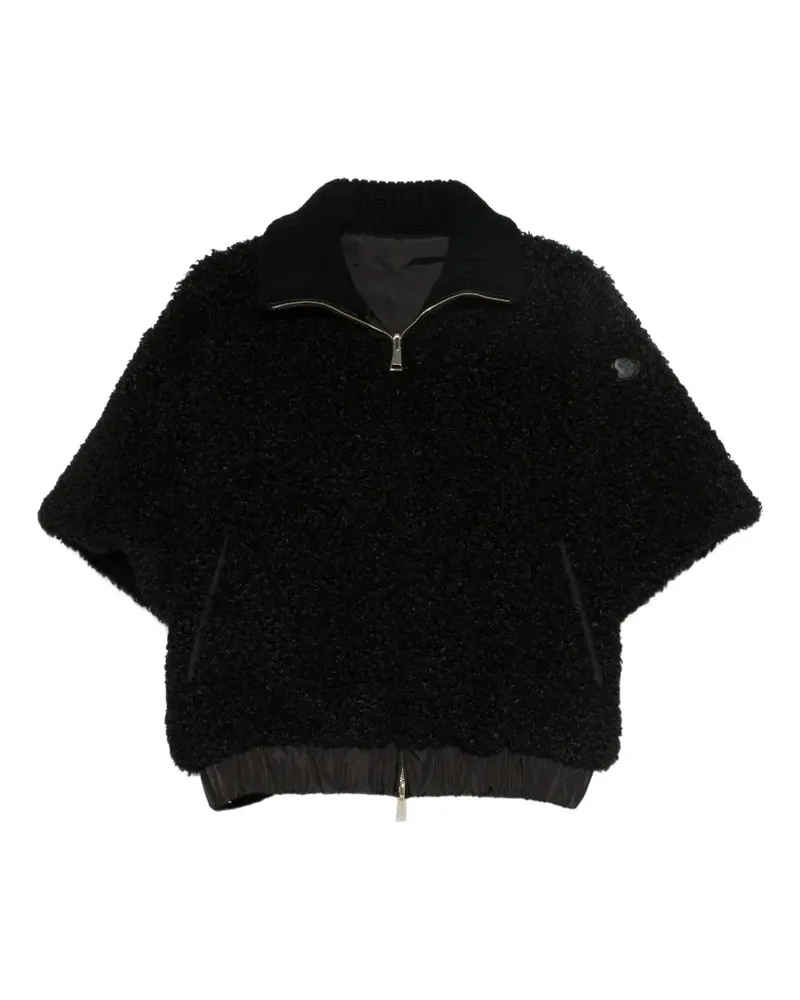Moncler Zweiseitige Jacke mit Stehkragen - Schwarz Schwarz