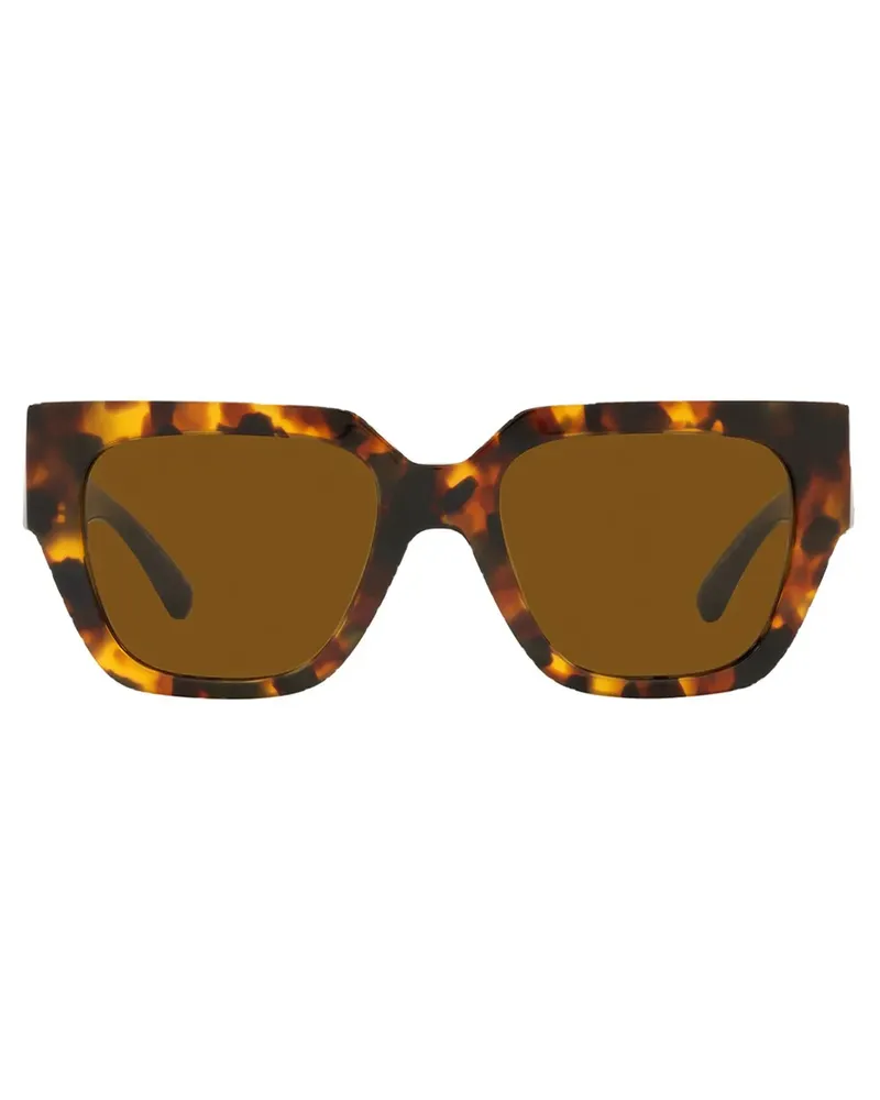 Versace Oversized-Sonnenbrille in Schildpattoptik - Braun Braun