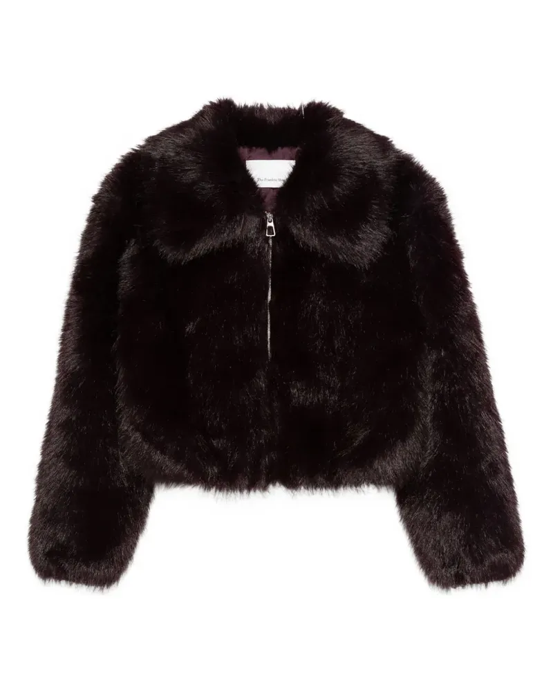 FRANKIE Shop Hope Jacke aus Faux Fur - Braun Braun