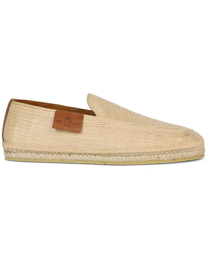 Etro Espadrilles aus Jute - Nude Nude