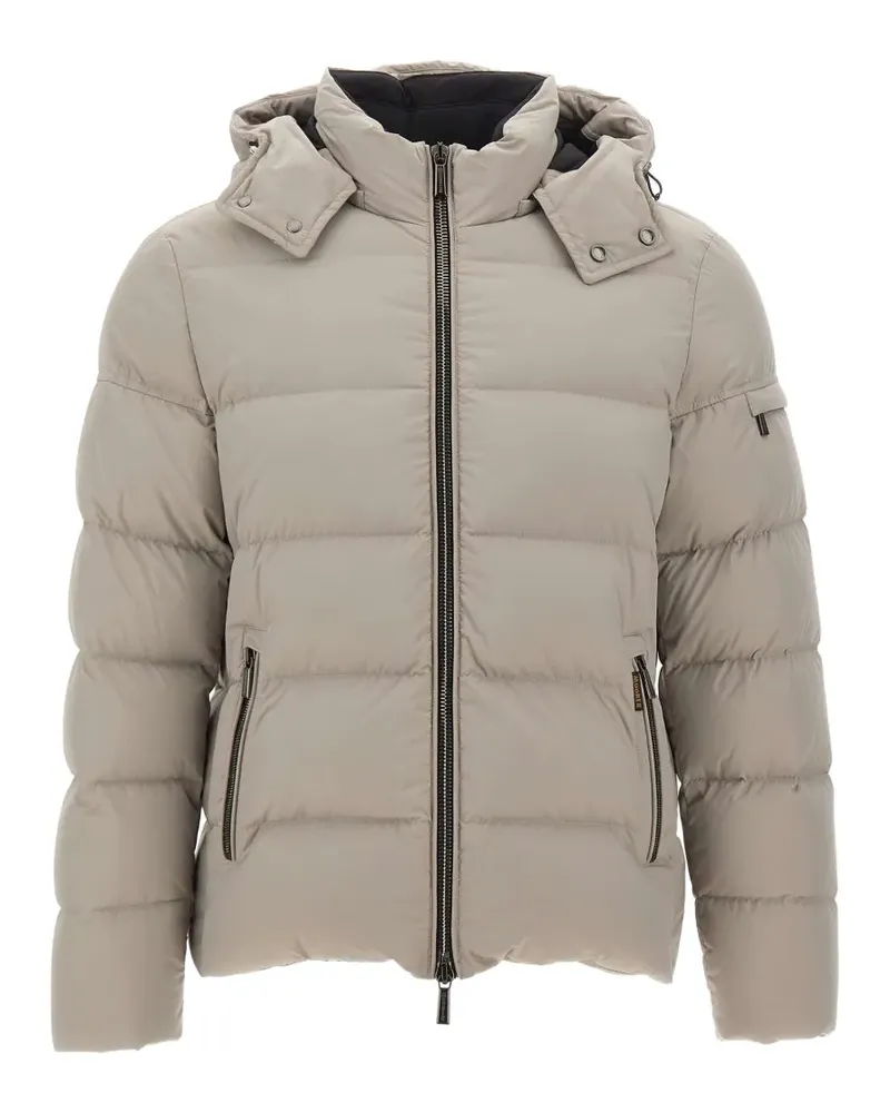 MOORER pocket-sleeve padded jacket - Nude Nude