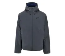 Jacke mit Logo-Patch - Grau