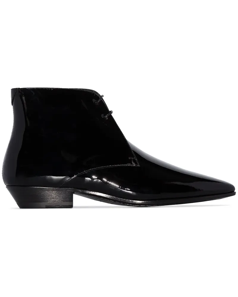 Saint Laurent Jonas' 25mm Stiefeletten - Schwarz Schwarz