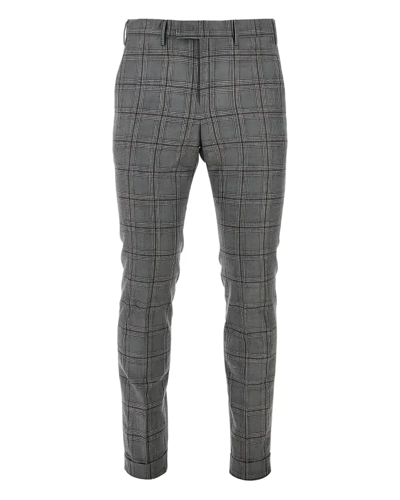 PT TORINO Karierte Hose - Grau Grau