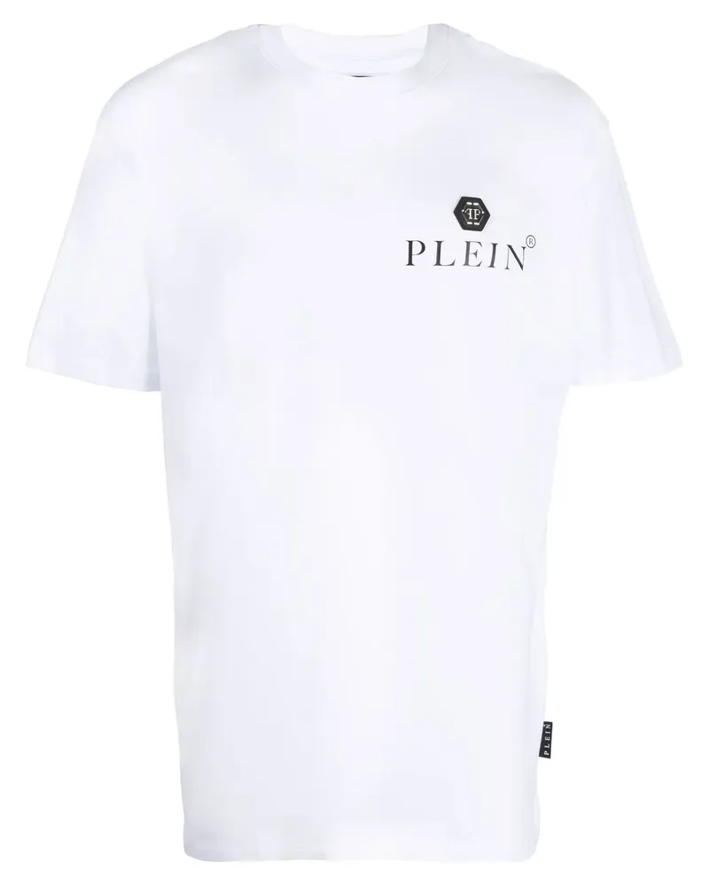 Philipp Plein T-Shirt mit Hexagon-Print - Weiß Weiß