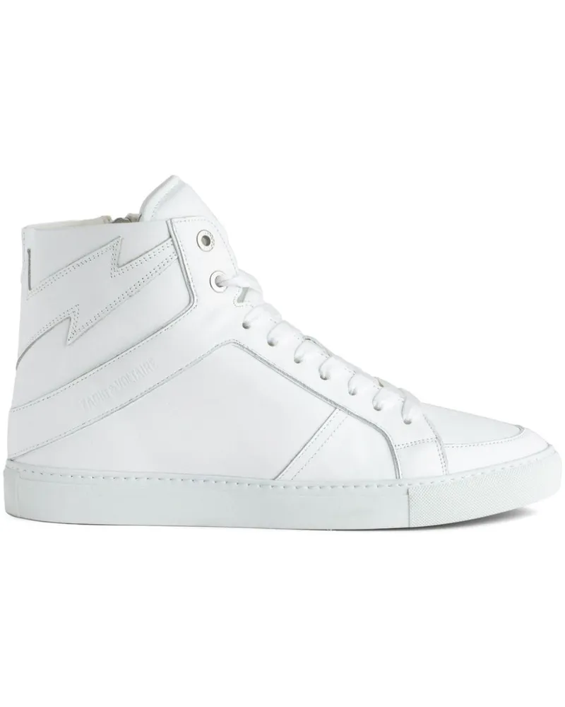 Zadig & Voltaire ZV1747 High-Top-Sneakers Weiß