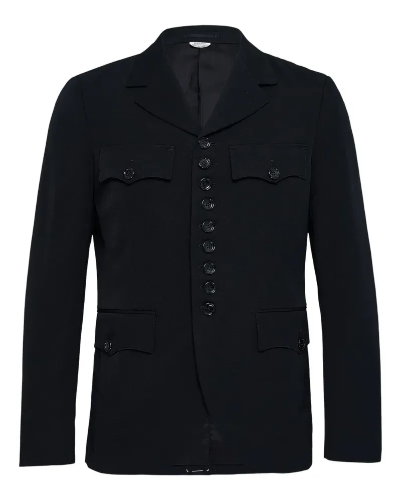 Comme des Garçons button-up wool jacket - Schwarz Schwarz