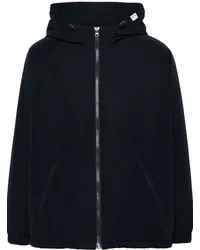 A.P.C. Gefütterter Parka mit Reißverschluss Blau