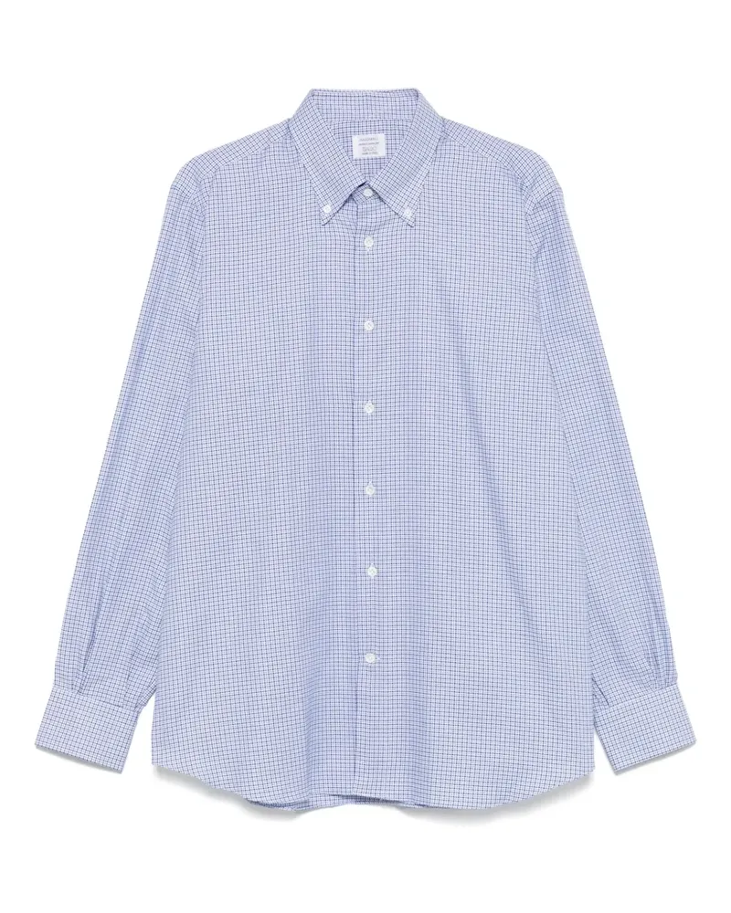 MAZZARELLI Kariertes Hemd - Blau Blau