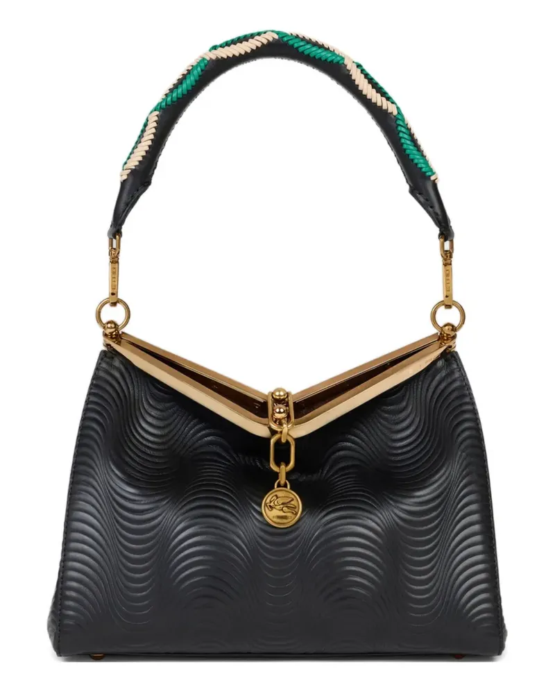 Etro Mittelgroße Vela Schultertasche - Schwarz Schwarz