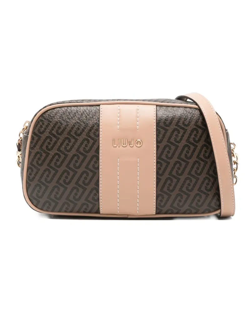 Liu Jo logo-print chain cross ody bag - Braun Braun