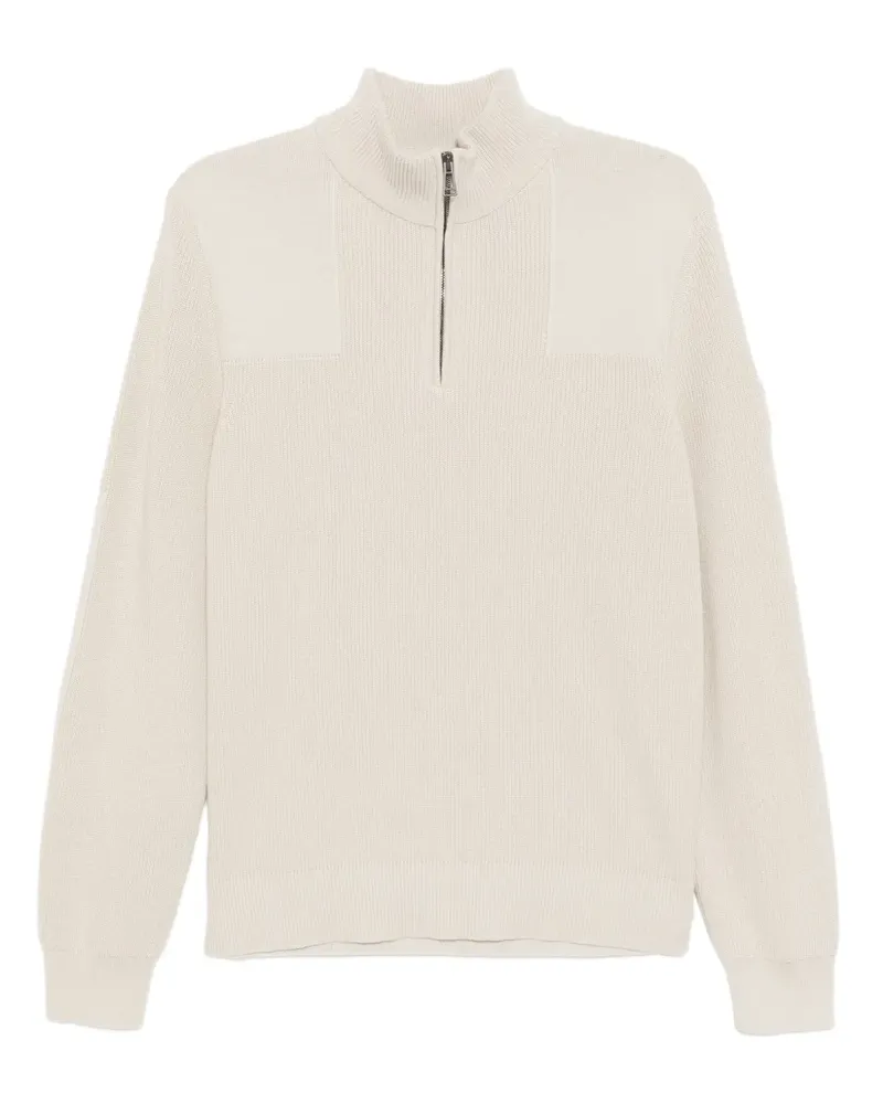 Belstaff Commander Pullover mit Reißverschluss - Nude Nude
