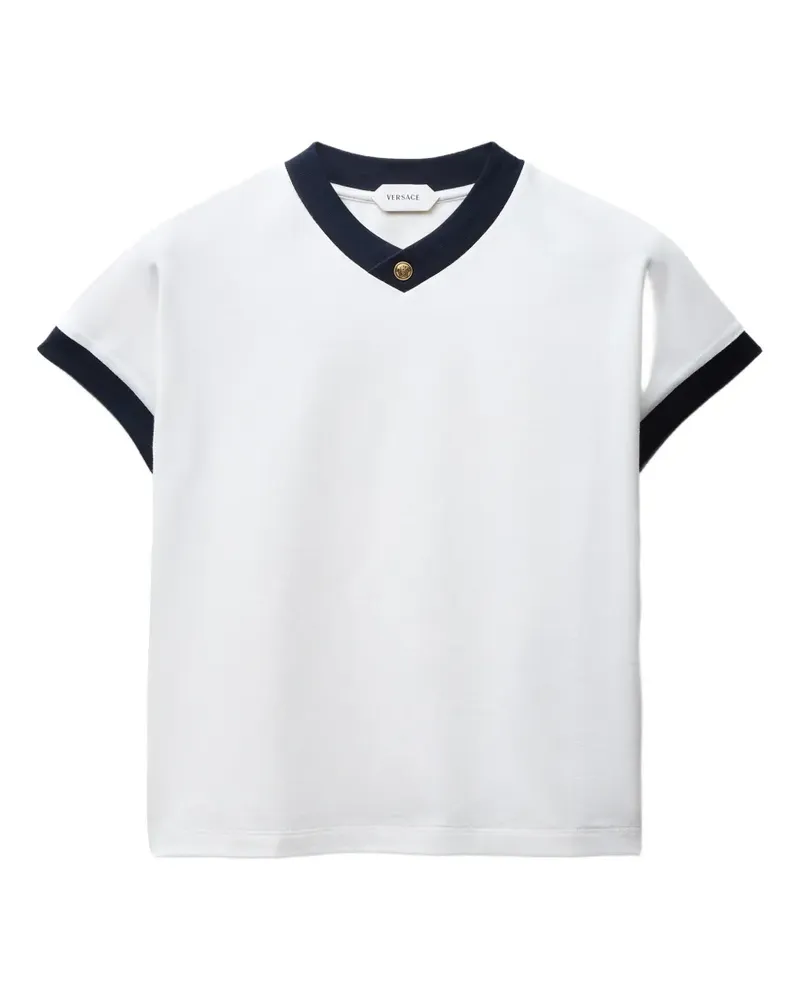 Versace stretch cotton-jersey T-shirt - Weiß Weiß