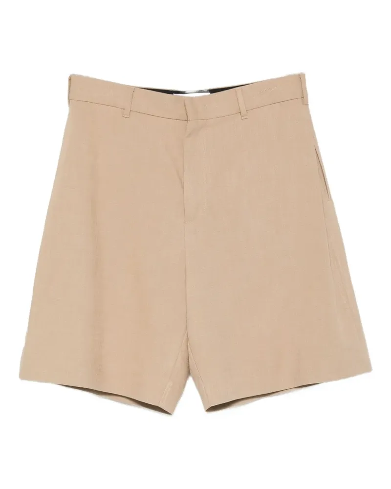 MSGM Gerade Shorts - Nude Nude