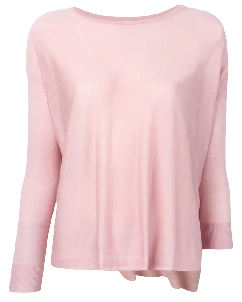 SottoMettimi Klassisches Strickoberteil - Rosa Rosa