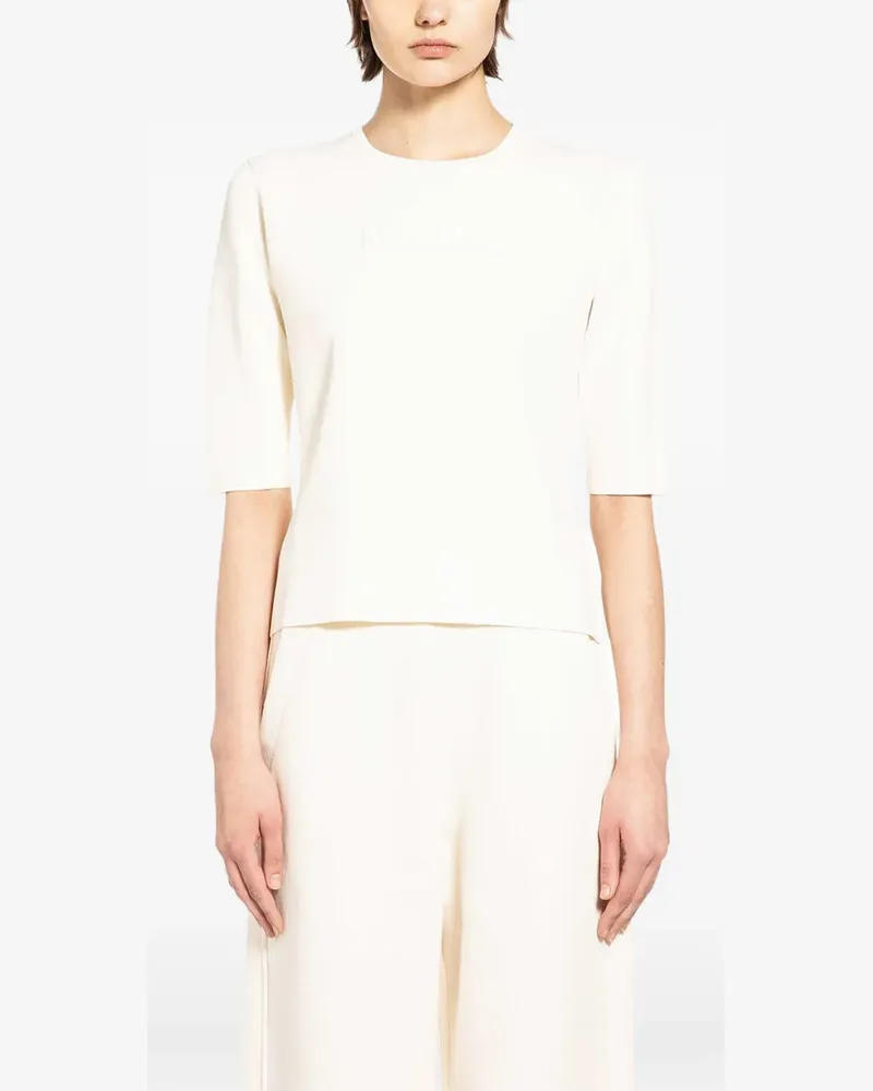 Max Mara lbow-length top - Nude Nude
