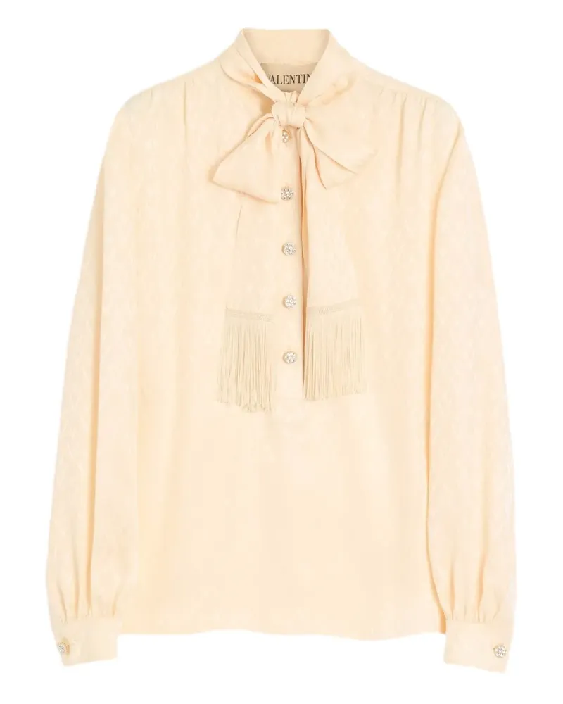 Valentino Garavani Bluse aus Seide - Nude Nude