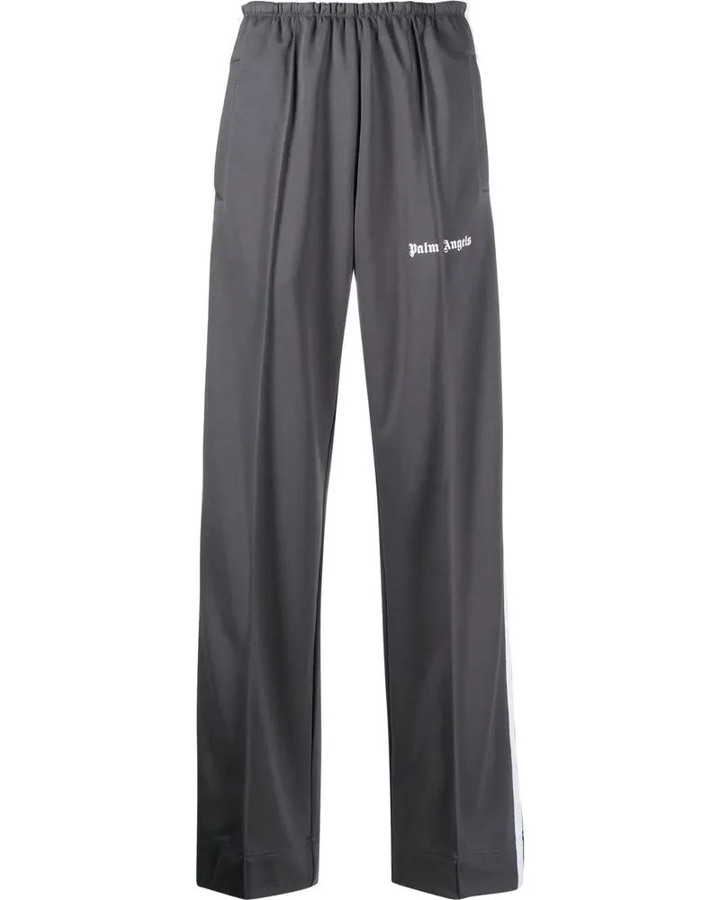 Palm Angels Jogginghose mit Logo-Print - Grau Grau