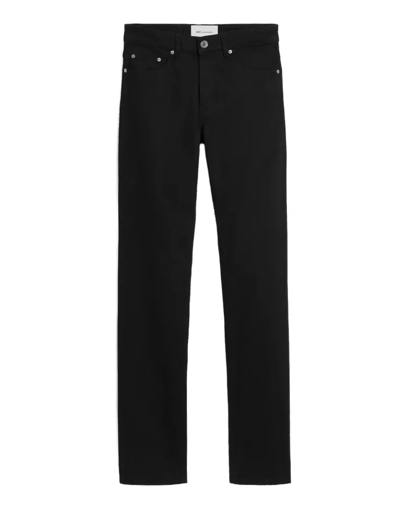 AMI Paris Jeans aus Baumwolle mit klassischer Passform - Schwarz Schwarz